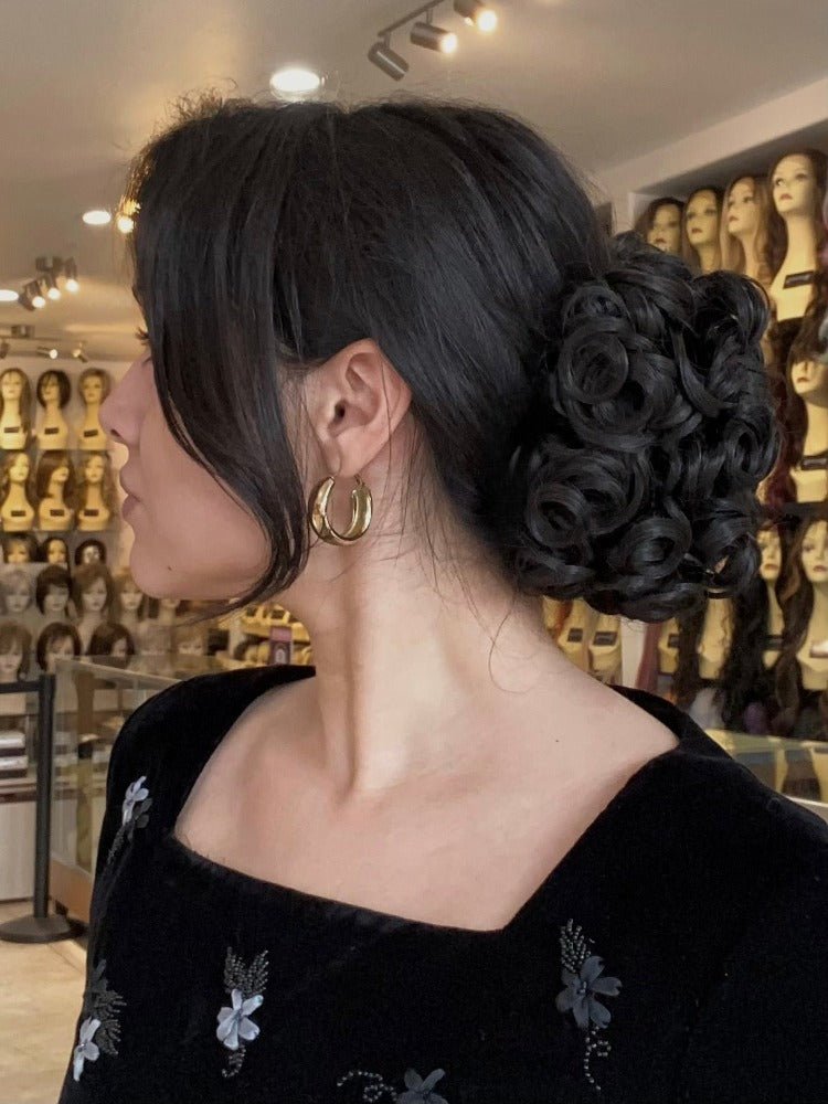 Curly Updo - Santana's Wigs & Hair Extensions, LLC - 1