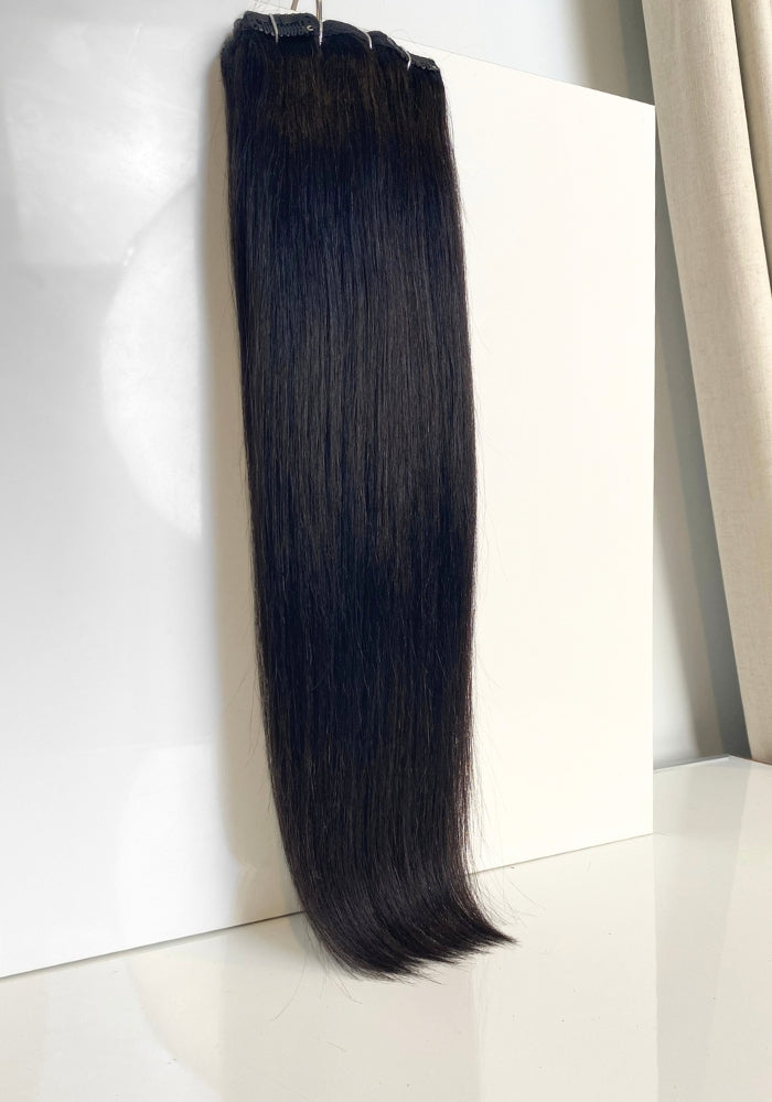Deluxe Clip-In Human Hair Extensions 22"- 180G