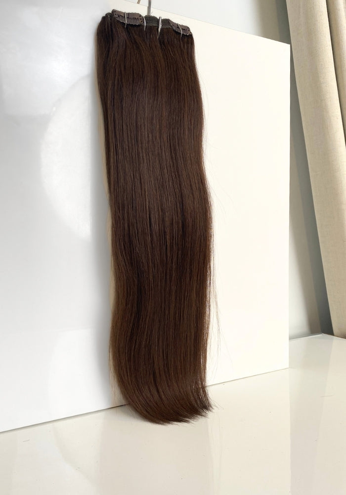 Deluxe Clip-In Human Hair Extensions 18"- 170G
