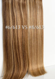 Deluxe Clip-In Human Hair Extensions 18"- 170G