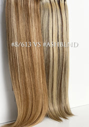 Deluxe Clip-In Human Hair Extensions 18"- 170G