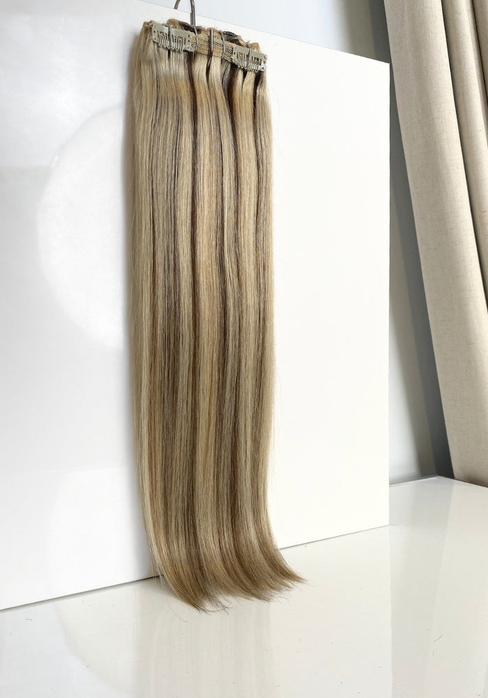 Deluxe Clip-In Human Hair Extensions 18"- 170G