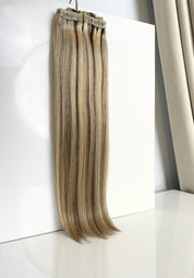 Deluxe Clip-In Human Hair Extensions 18"- 170G