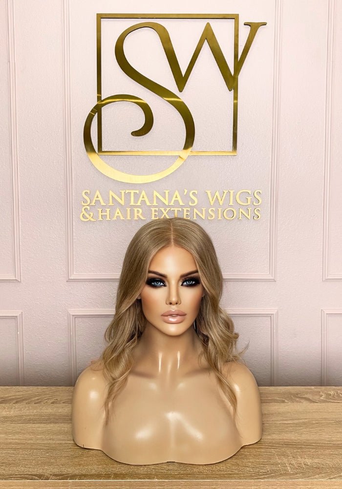 Glacier | 100% Human Hair Lace Front Wig (Silk Base Top) - Santana's Wigs & Hair Extensions, LLC - 