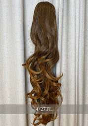 Kate | Synthetic Clip In Ponytail Extension