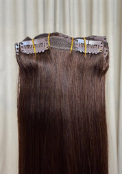 Classic Clip-In Human Hair Extensions 18"