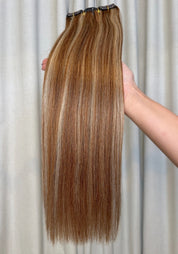 Classic Clip-In Human Hair Extensions 18"