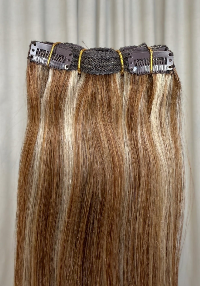 Classic Clip-In Human Hair Extensions 18"