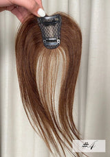 Mini Clip In Top Piece | 100% Human Hair