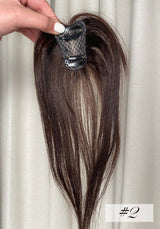 Mini Clip In Top Piece | 100% Human Hair
