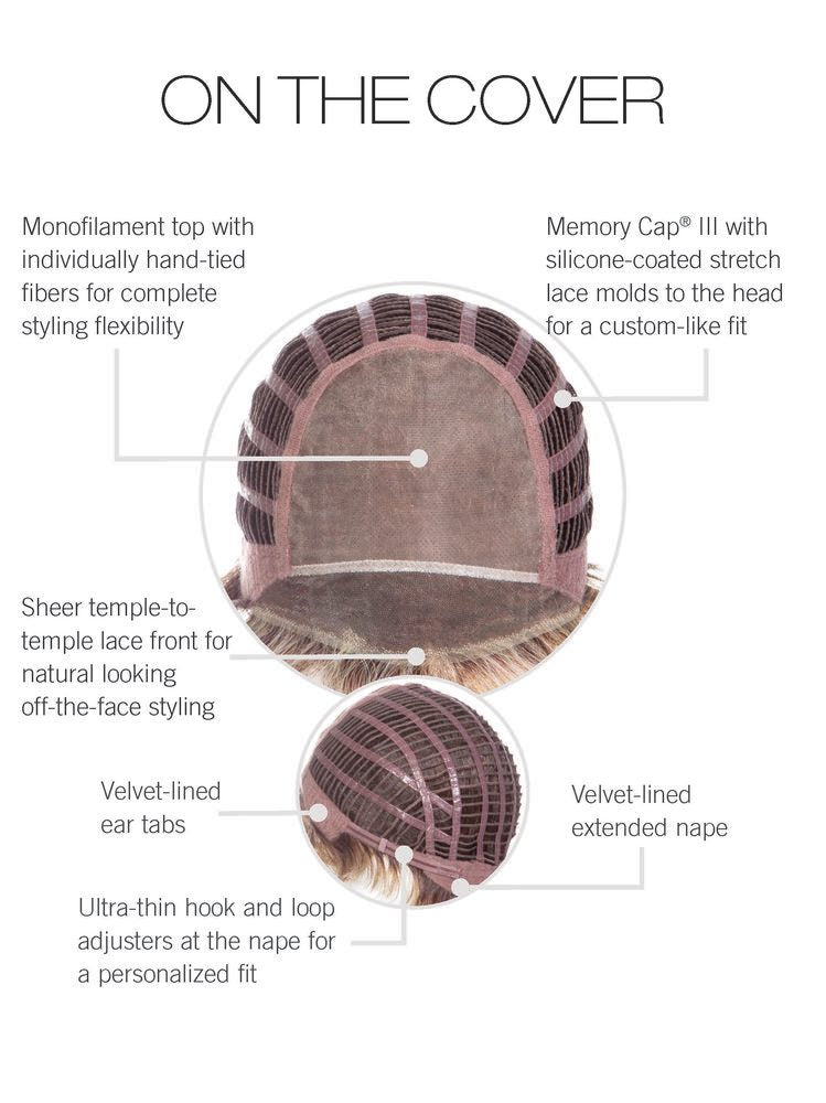 On The Cover | Lace Front Synthetic Wig (Monofilament Top) - Santana's Wigs & Hair Extensions, LLC - RL51/61 ICED GRANITA