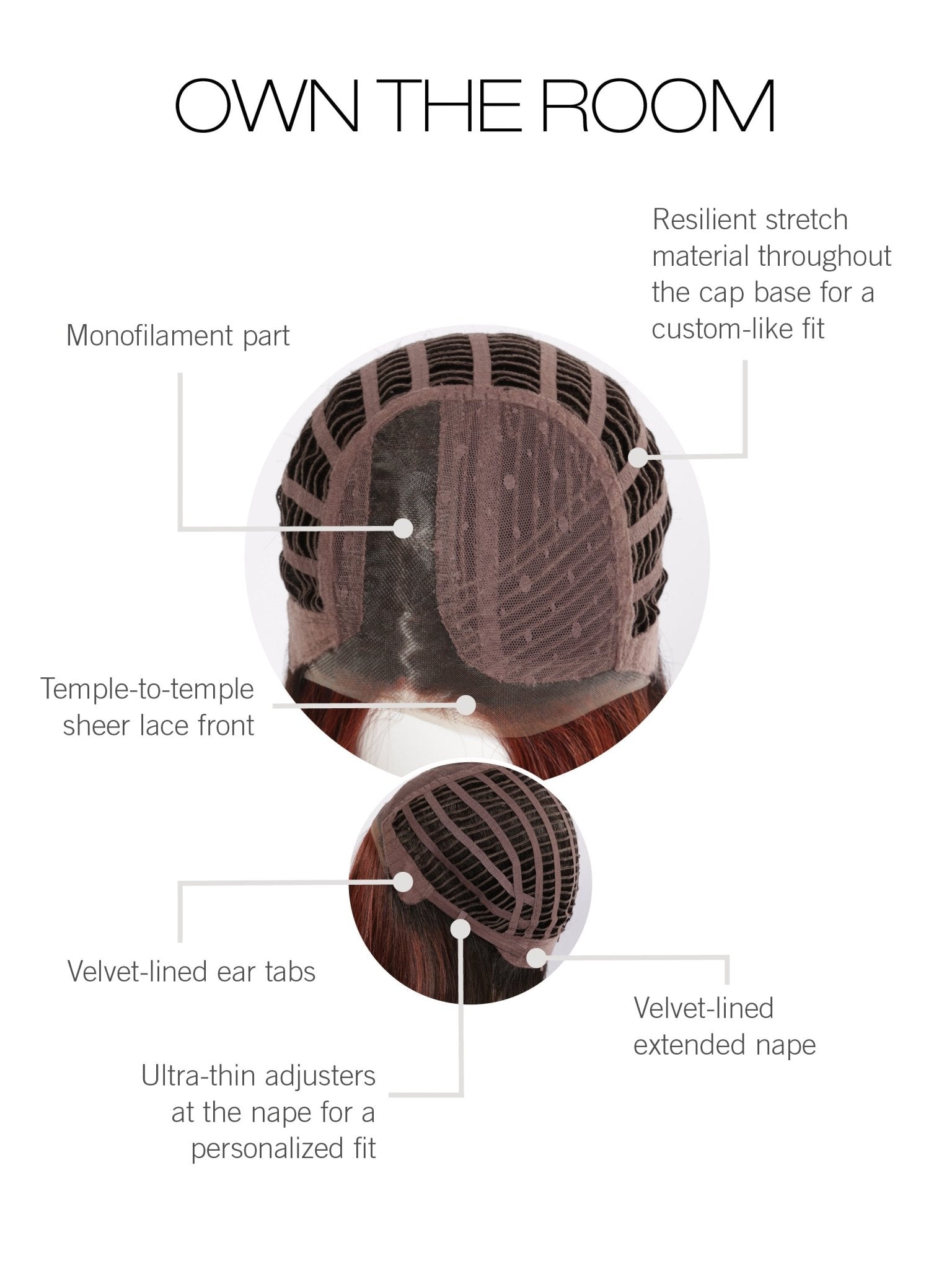 Own The Room | Lace Front Synthetic Wig (Monofilament Part) - Gabor - Santana's Wigs & Hair Extensions, LLC - GF8 - 29SS SHADED HAZELNUT