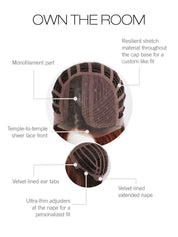 Own The Room | Lace Front Synthetic Wig (Monofilament Part) - Gabor - Santana's Wigs & Hair Extensions, LLC - GF8 - 29SS SHADED HAZELNUT