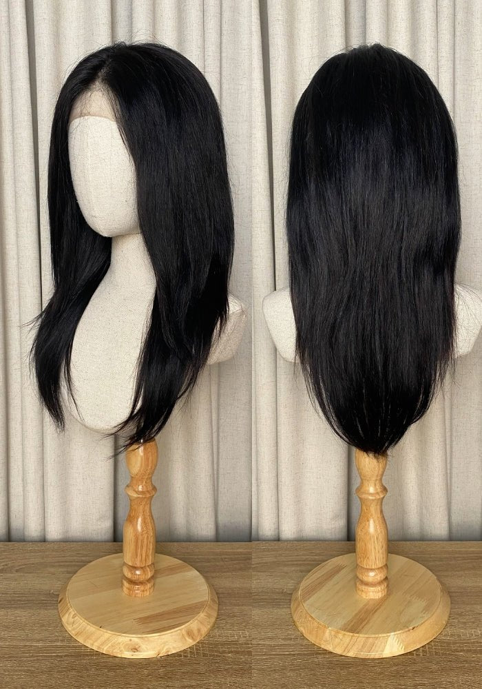 Palmela | 13X6 Lace Front Human Hair Wig - Santana's Wigs & Hair Extensions, LLC - 