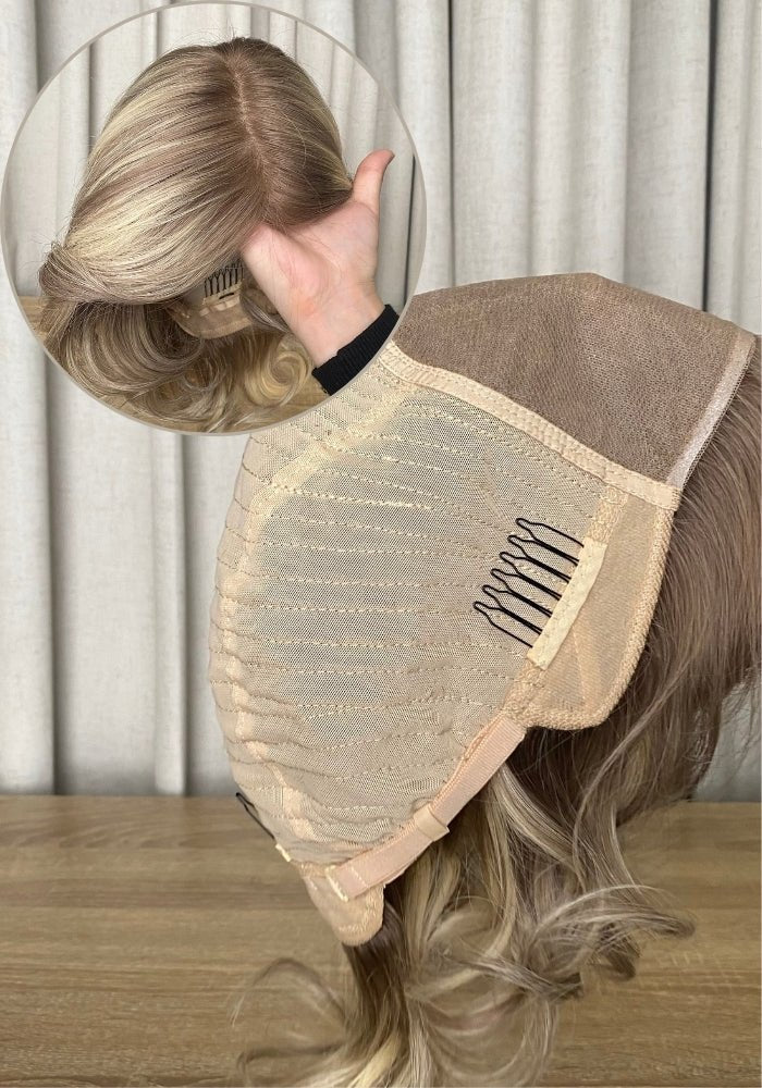 Polished | 100% Human Hair Wig (Silk Top) - Santana's Wigs & Hair Extensions, LLC - Ash Blonde