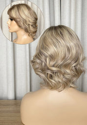 Polished | 100% Human Hair Wig (Silk Top) - Santana's Wigs & Hair Extensions, LLC - Ash Blonde