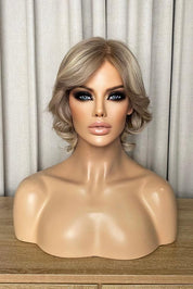 Polished | 100% Human Hair Wig (Silk Top) - Santana's Wigs & Hair Extensions, LLC - Ash Blonde