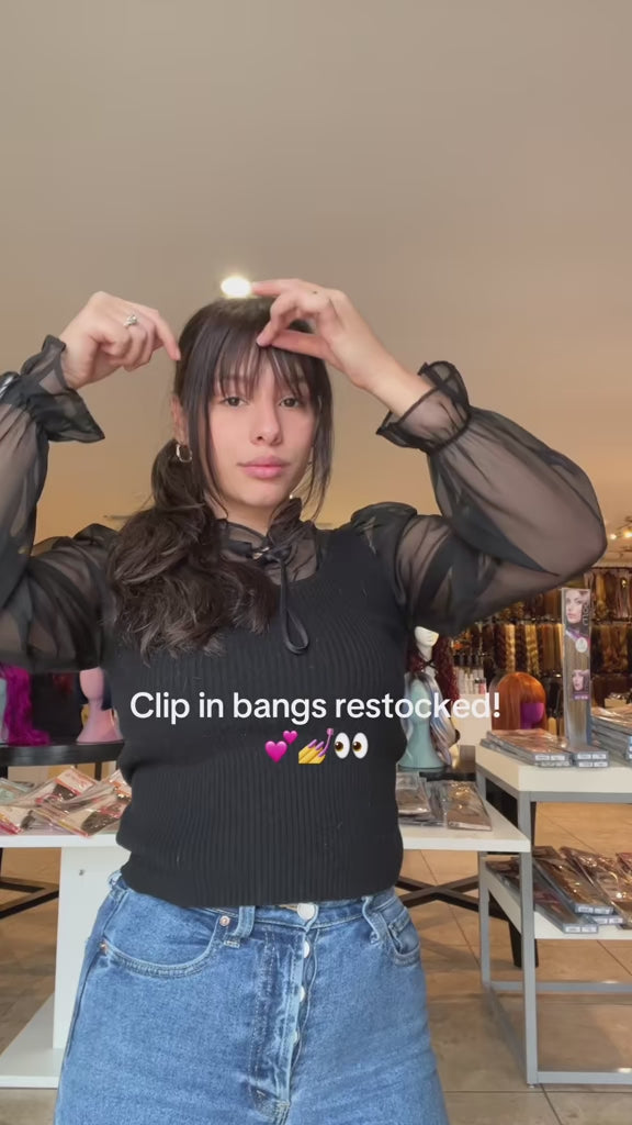 Mini Clip-In Bang | Human Hair