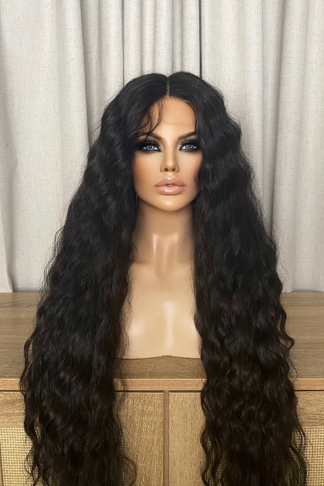 Republic - 302 | Lace Front Synthetic Wig | 6+ Colors - Santana's Wigs & Hair Extensions, LLC - Dark Brown 2