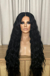 Republic - 302 | Lace Front Synthetic Wig | 6+ Colors - Santana's Wigs & Hair Extensions, LLC - Off Black 1B