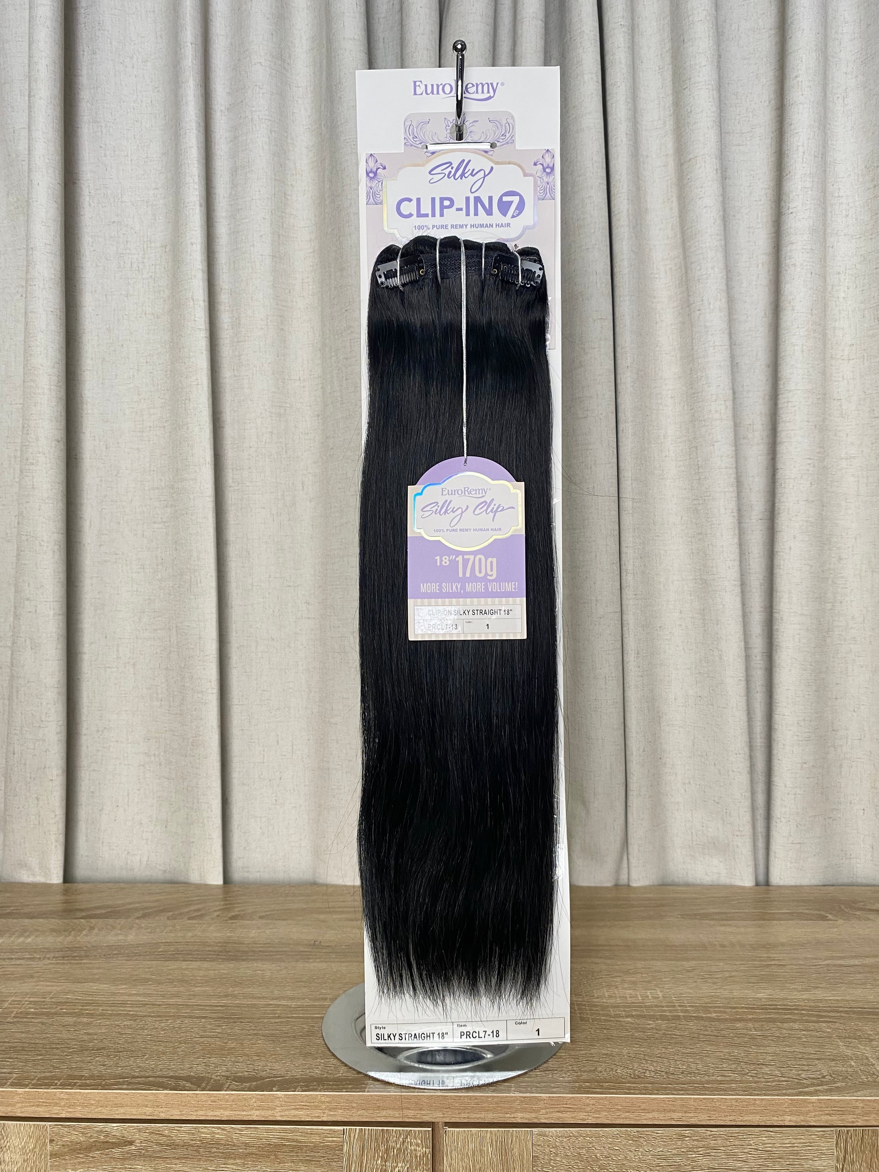 Silky Euro | 7pc Clip-In Human Hair 22"