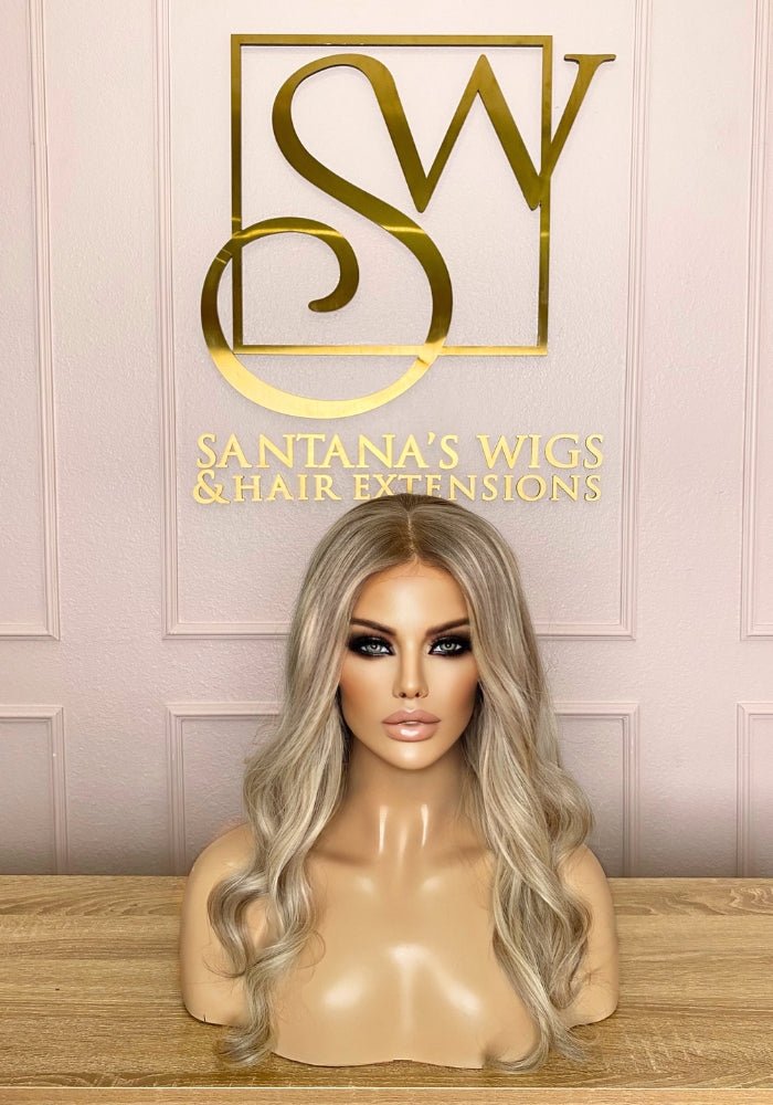 Skyline | 100% Human Hair Lace Front Wig (Silk Base Top) - Santana's Wigs & Hair Extensions, LLC - 