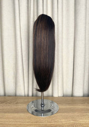 Straight 14" | Human Hair Drawstring Ponytail - Santana's Wigs & Hair Extensions, LLC - 1B/30