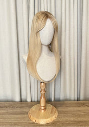 Top Elite Topper 18" | 100% Human Hair | Mono - Top - Santana's Wigs & Hair Extensions, LLC - R18/24 Rooted Beige Blonde