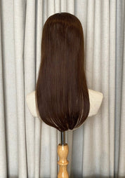 Top Elite Topper 18" | 100% Human Hair | Mono - Top - Santana's Wigs & Hair Extensions, LLC - 6 Honey Brown