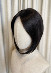 Top Elite Topper (Medium) 10" | 100% Human Hair | Mono-Top - Santana's Wigs & Hair Extensions, LLC - 1B Black Brown