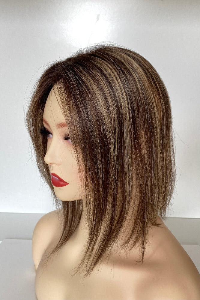 Top Elite Topper (Medium) 10" | 100% Human Hair | Mono-Top