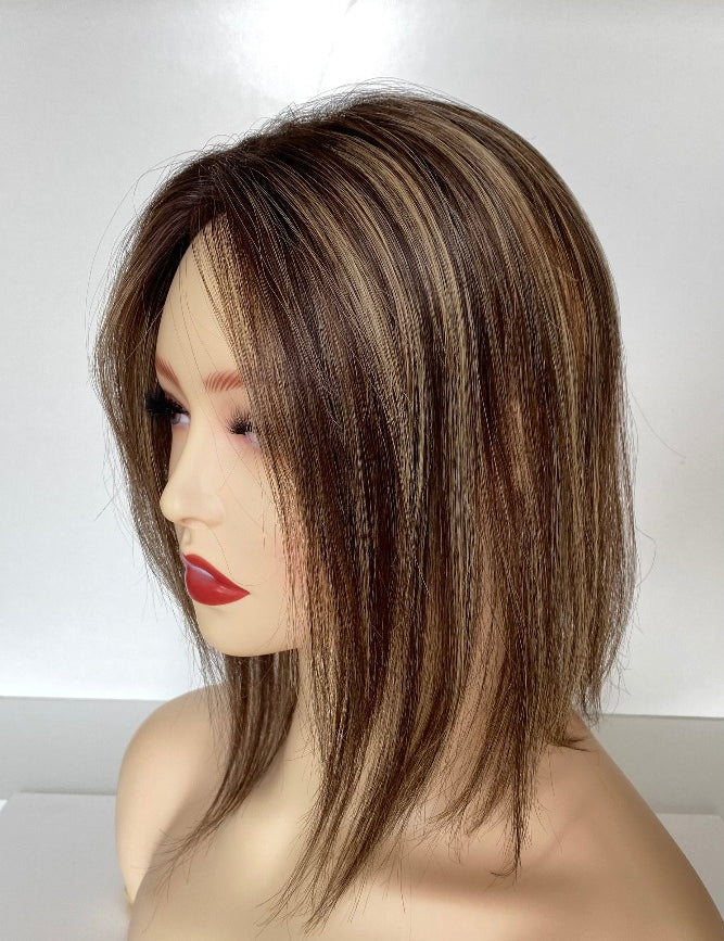 Top Elite Topper (Medium) 10" | 100% Human Hair | Mono-Top