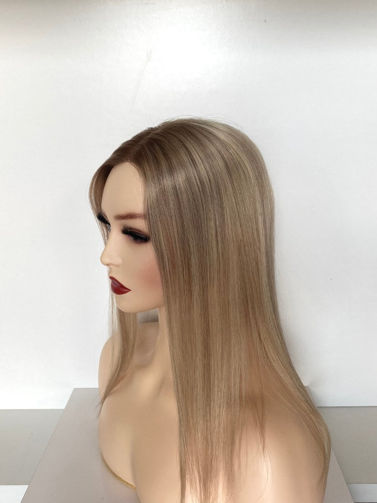 Top Elite Topper (Large) 14" | 100% Human Hair | Mono-Top