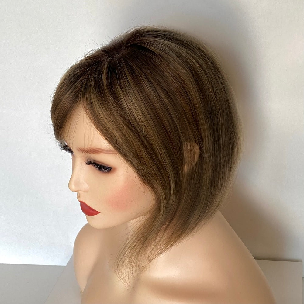 Top Elite Topper (Small) 10" | 100% Human Hair | Mono-Top