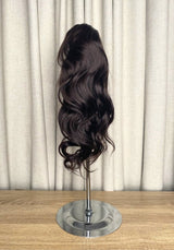 Wavy 14" | Human Hair Drawstring Ponytail