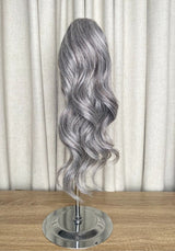 Wavy 14" | Human Hair Drawstring Ponytail