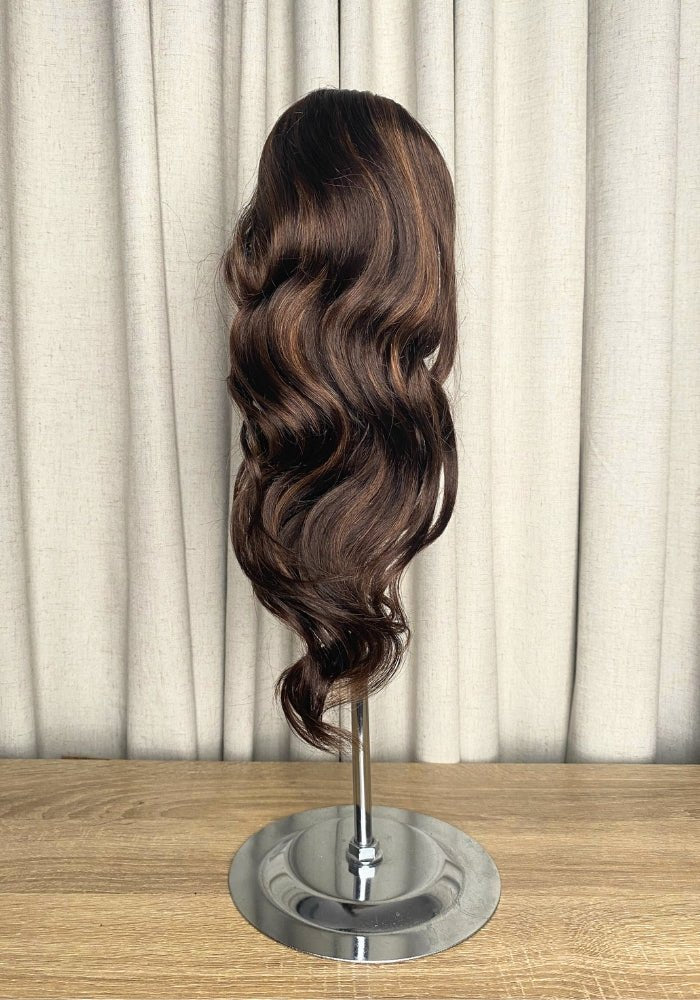 Wavy 14" | Human Hair Drawstring Ponytail - Santana's Wigs & Hair Extensions, LLC - 4/30