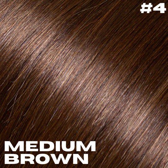 #4 Medium brown hair color
