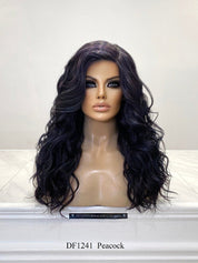 Calyx | Lace Front Synthetic Wig - Santana's Wigs & Hair Extensions, LLC - DF1241 Peacock