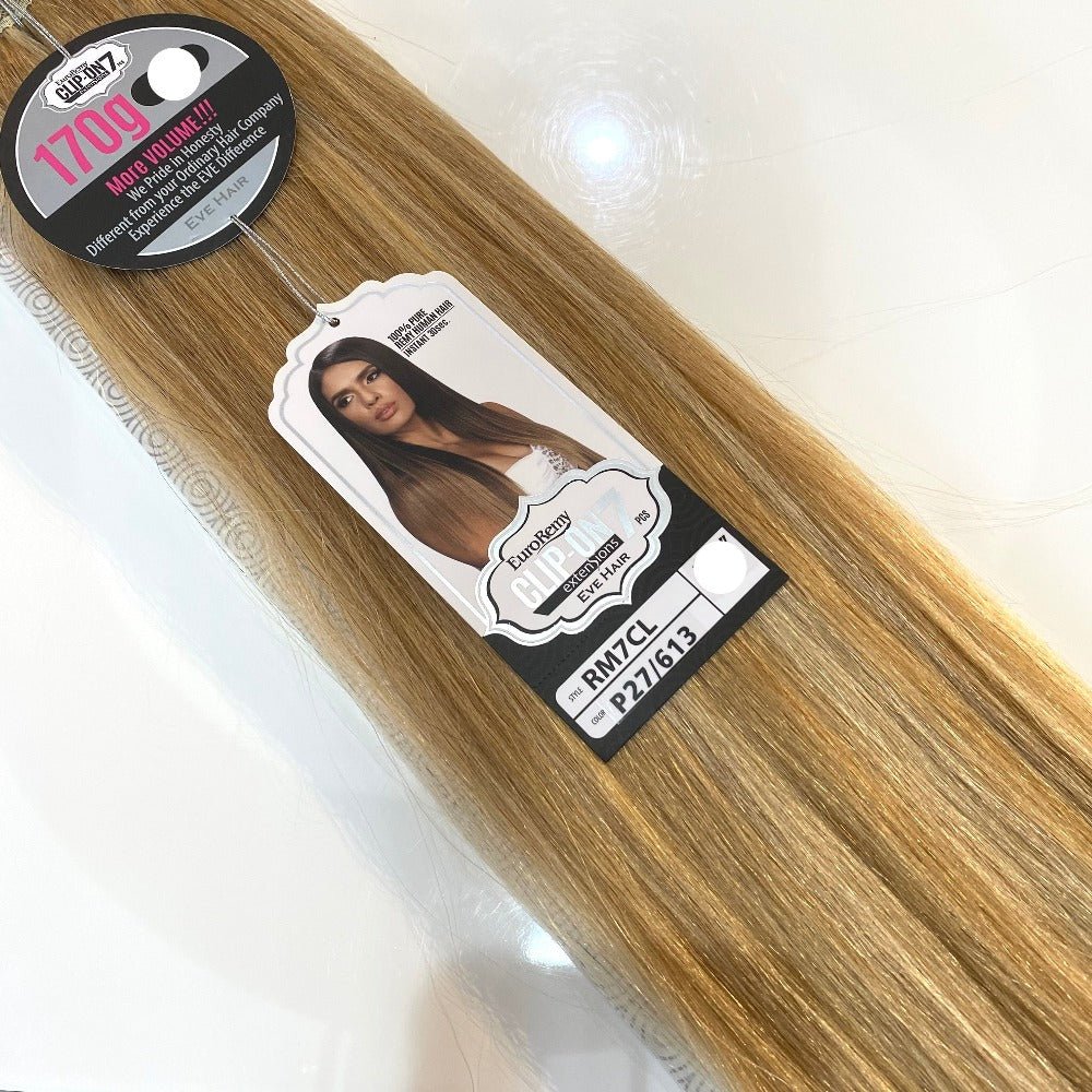Euro Remy 7pc Clip-In Human Hair 18” – Santana display picture 3