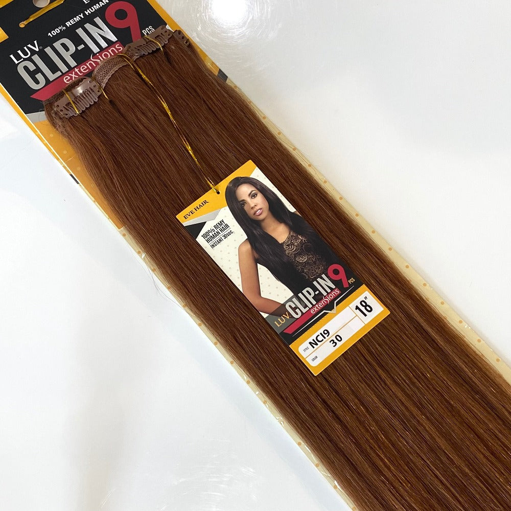 Luv | 9pc Clip-in Human Hair Extensions 18