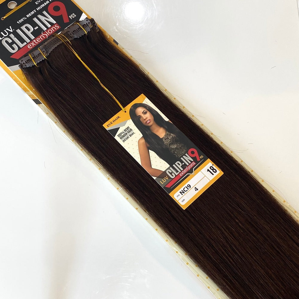 Luv | 9pc Clip-in Human Hair Extensions 18