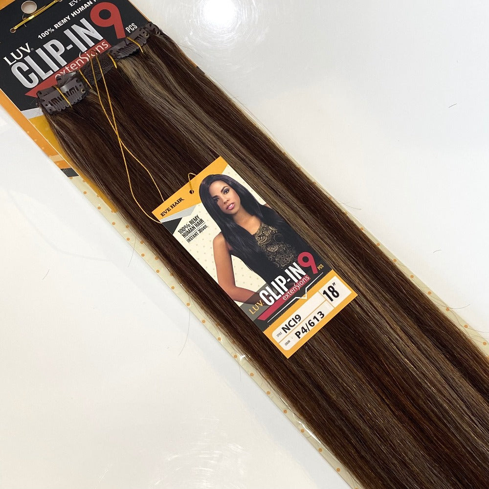 Luv | 9pc Clip-in Human Hair Extensions 18