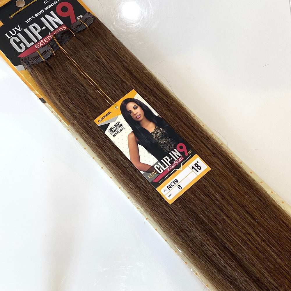 Luv | 9pc Clip-in Human Hair Extensions 18