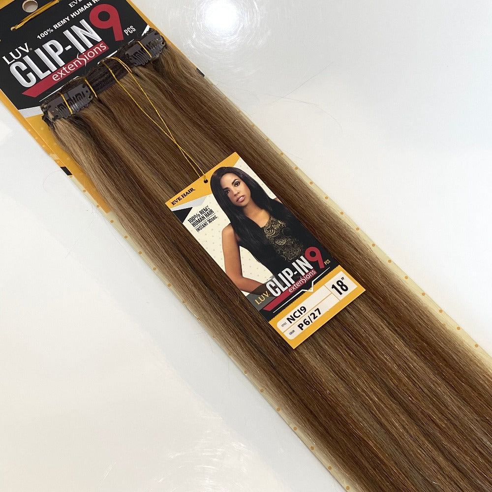 Luv | 9pc Clip-in Human Hair Extensions 18