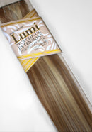 Lumi | Exclusive Highlighted Clip-In Human Hair Extensions 22"