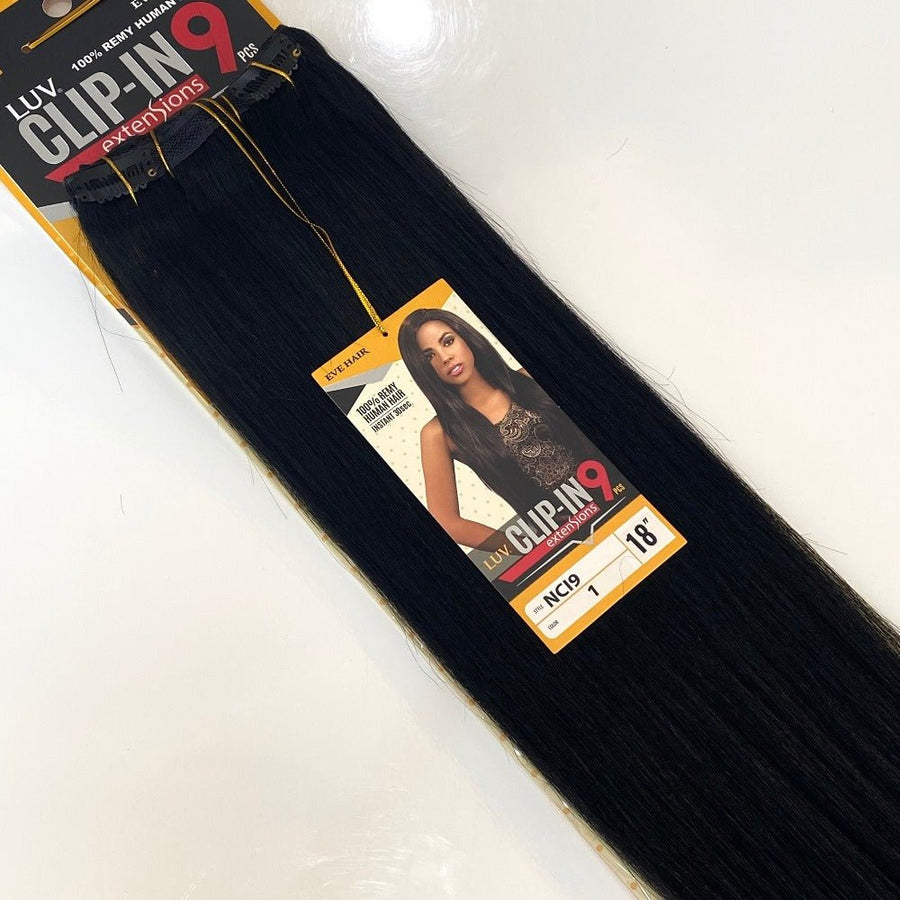 Luv | 9pc Clip-in Human Hair Extensions 22 display picture 3