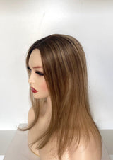 Top Elite Topper (Large) 14" | 100% Human Hair | Mono-Top